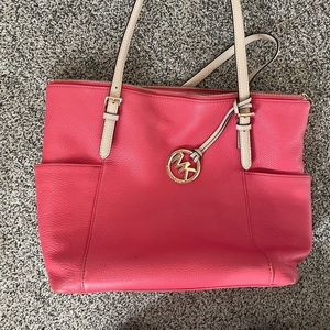 Michael Kors watermelon tote